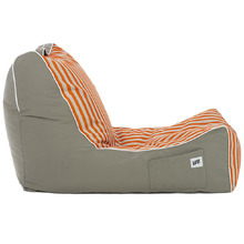 Vertical Striped Coastal Lounge Beanbag Cover